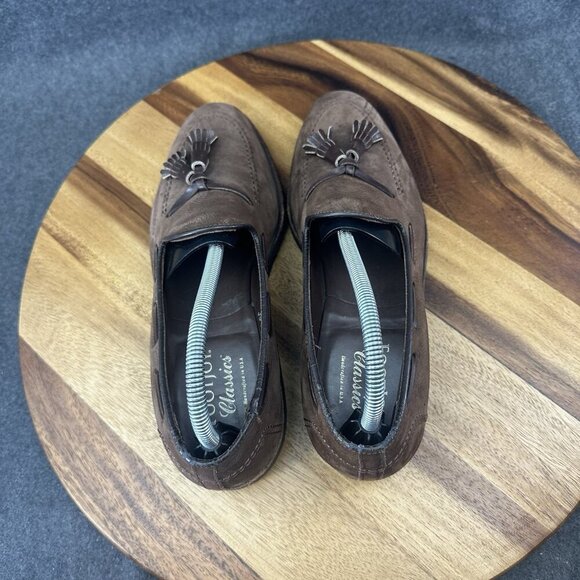 Footjoy Classic Brown Tassel Loafers Vibram Soles Golf Shoes 78606 Mens Sz 8.5B main image 4